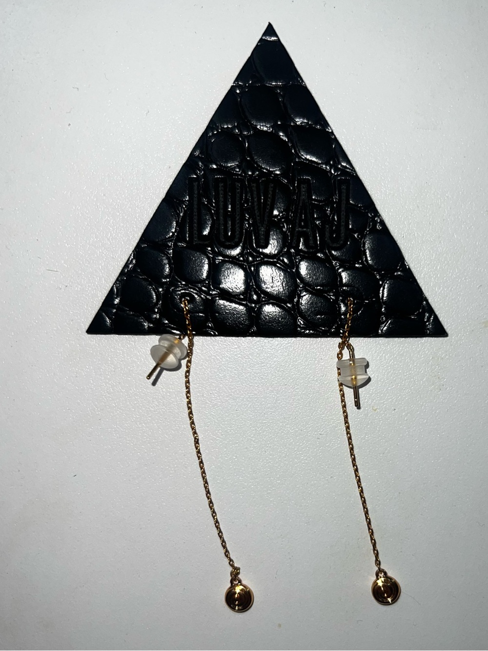 Luv AJ Seashell Threader Earrings - Gold